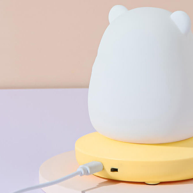 Kreative Silikon Animal USB Rechargeable Night Lamp Table Lamp
