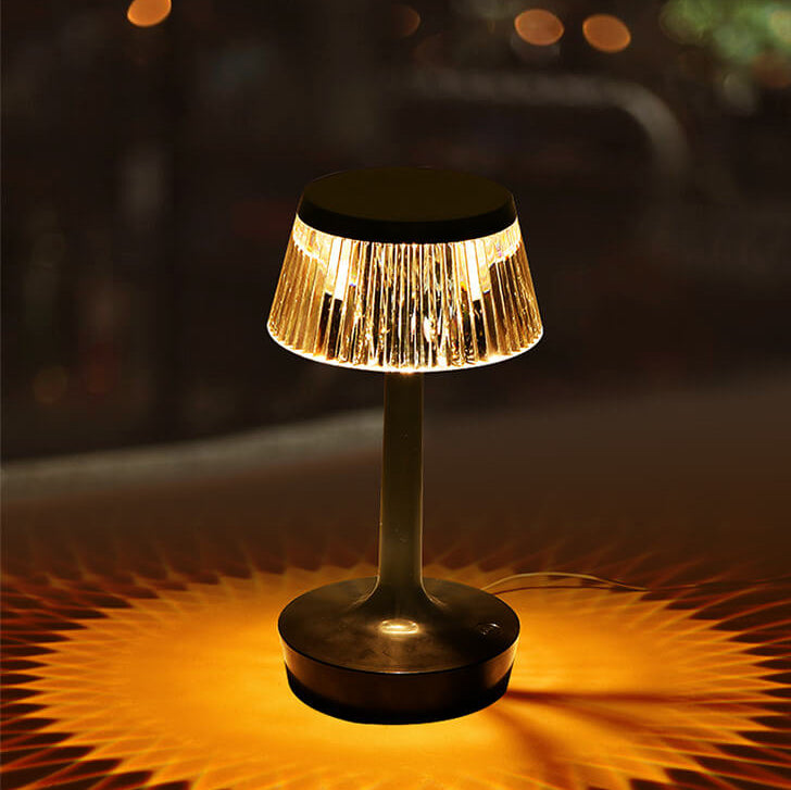 Kreative Kristall-Pilz LED Night Light Table Lamp