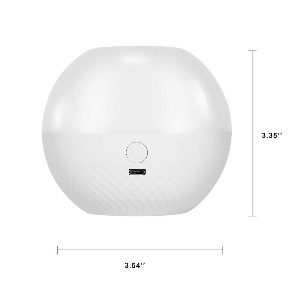 LED Round Ball Night Light 16 Colors Remote Touch Lamp