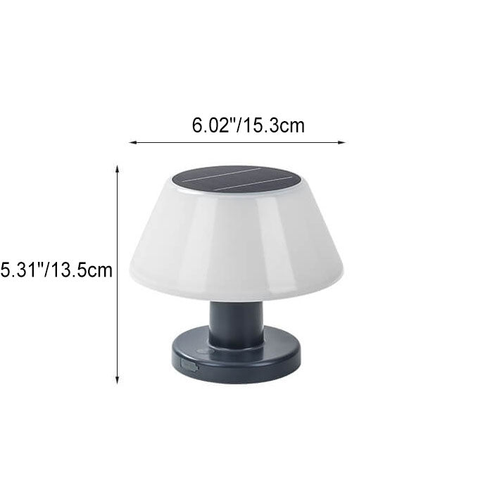 Outdoor Solar Creative Mushroom LED Table Lamp - Waterproof