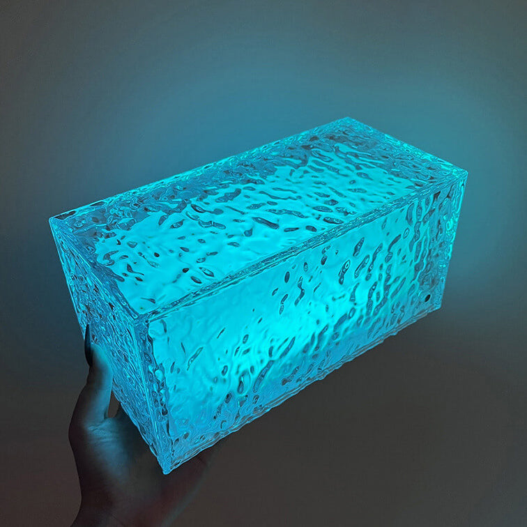 Kreative Ice Cube Acrylic RGB LED Decorative Table Lamp