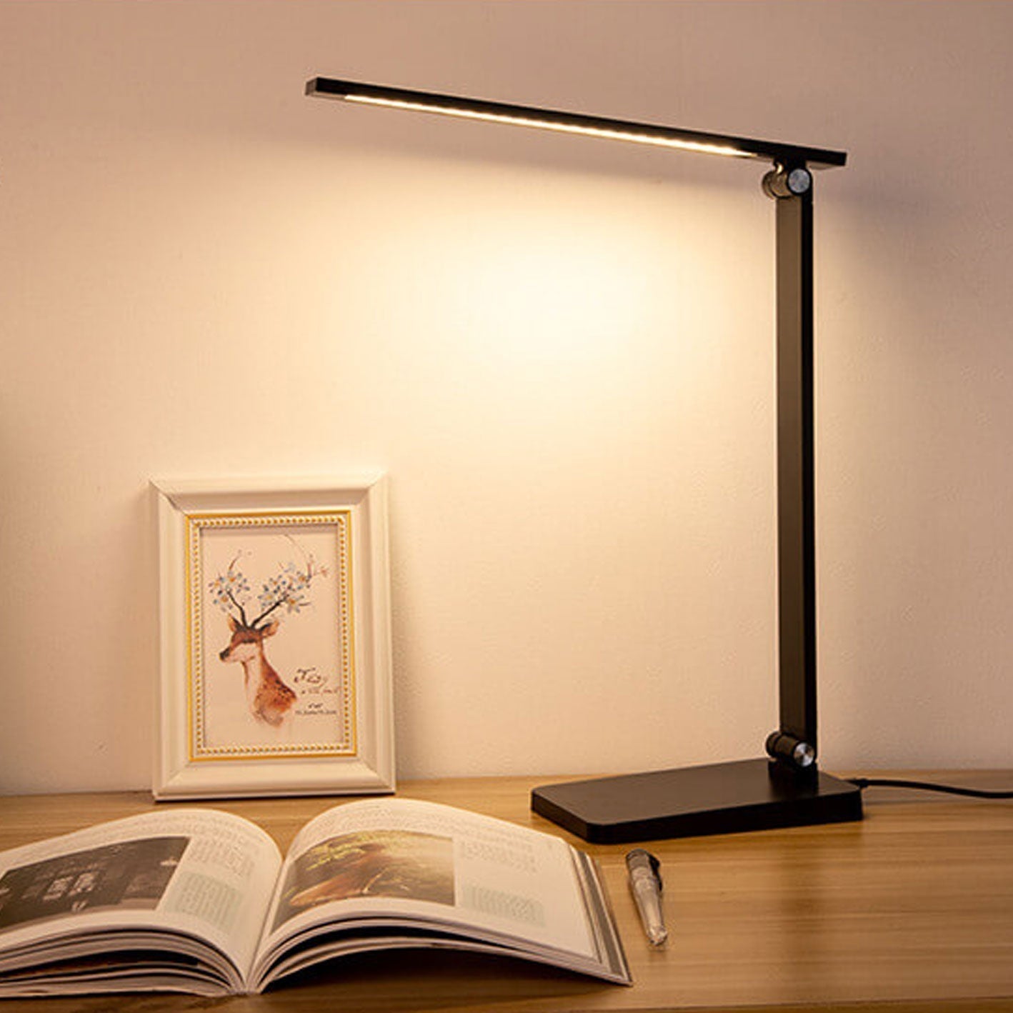 Kreative Foldable Touch Dimmable Aluminium LED Desk Lamp