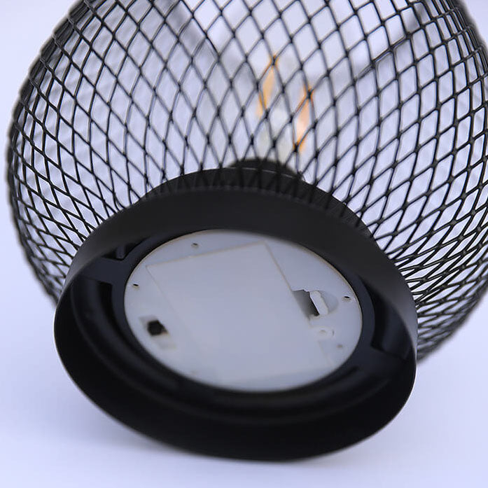 Modern Minimalist Battery Metal Glass 1-Light Table Lamp