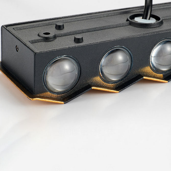 Modern Luxury Gold Aluminium Outdoor Waterproof LED Wall Light