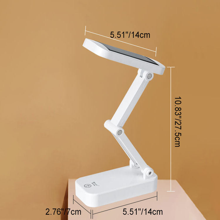 Foldable Solar Dimmable LED Desk Lamp with Eye Protection