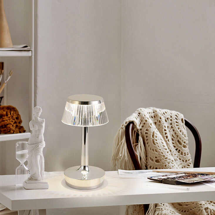 Kreative Kristall-Pilz LED Night Light Table Lamp