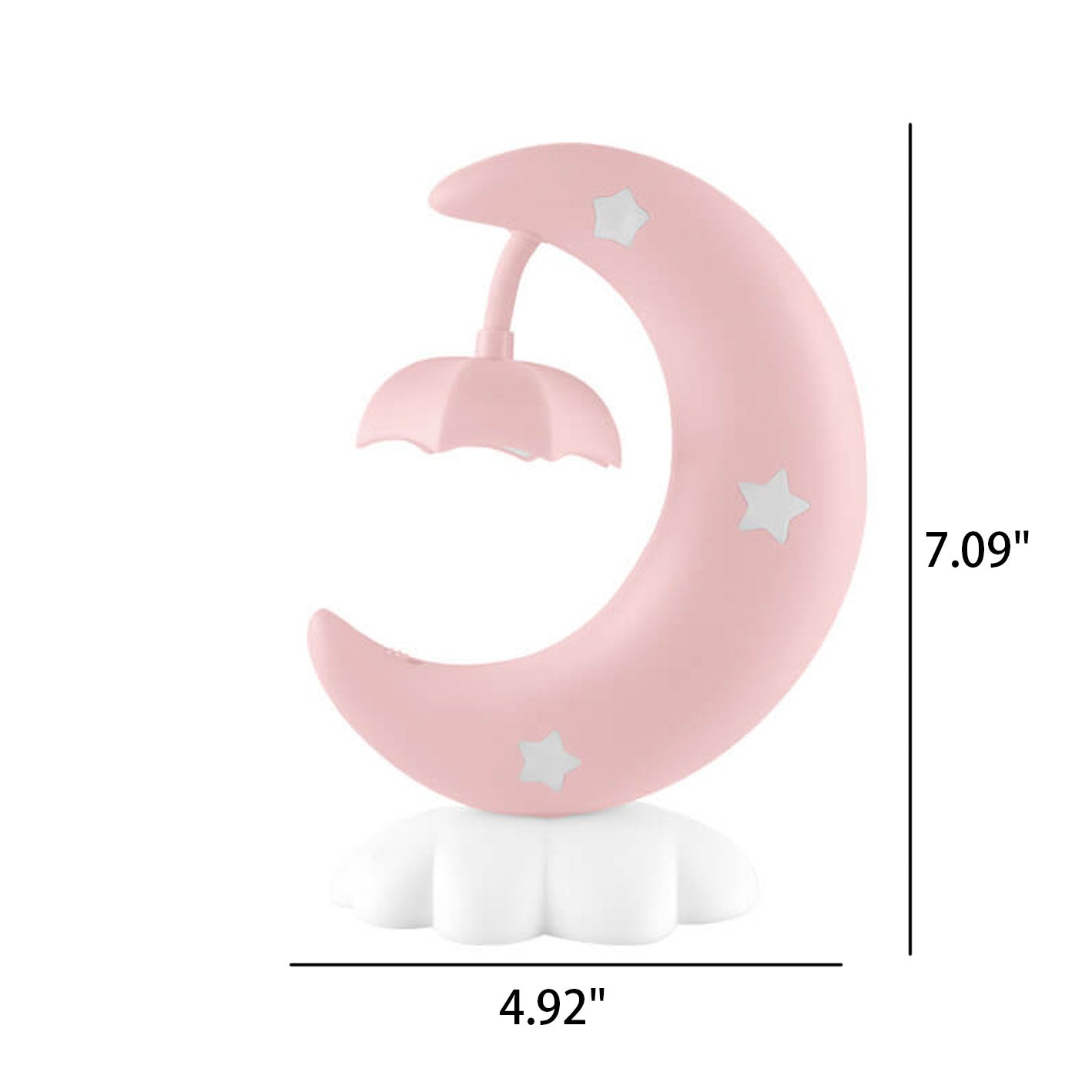 Cartoon Moon Boot Eye Protection Night LED Table Lamp