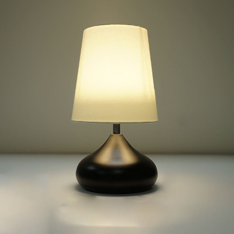 Modern Simple ABS Shade LED Table Lamp with Multiple Switch Options