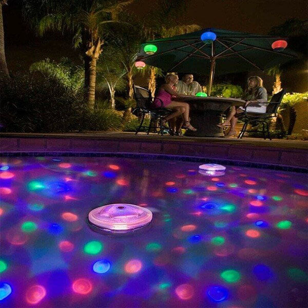 Waterproof RGB LED Diamond-Shaped Night Light Lamp