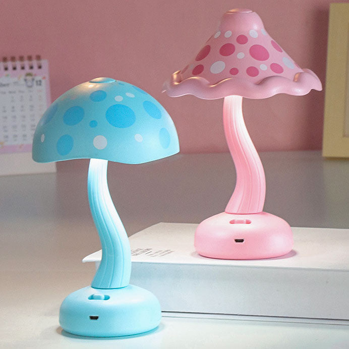 Creative Mushroom Kids USB Rechargeable LED Table Lamp
