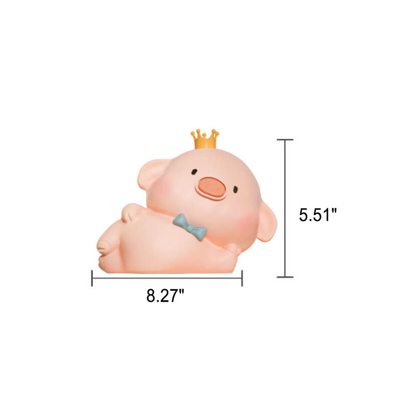 Cute Pig Silicone LED Night Light Table Lamp