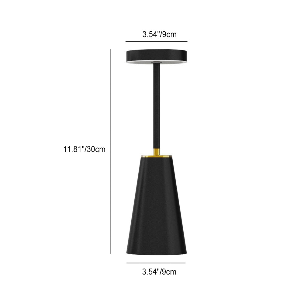 Modern Minimalist Cylindrical PC Iron LED Table Lamp for Living Room