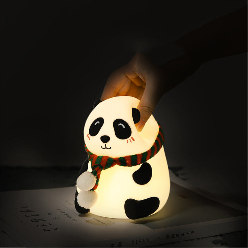 Panda Night Light Lamp - LED, Battery Powered, Cute Design