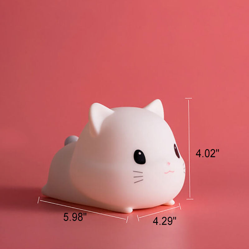 Kreative Sweet Cat Silicone USB LED Night Light Table Lamp