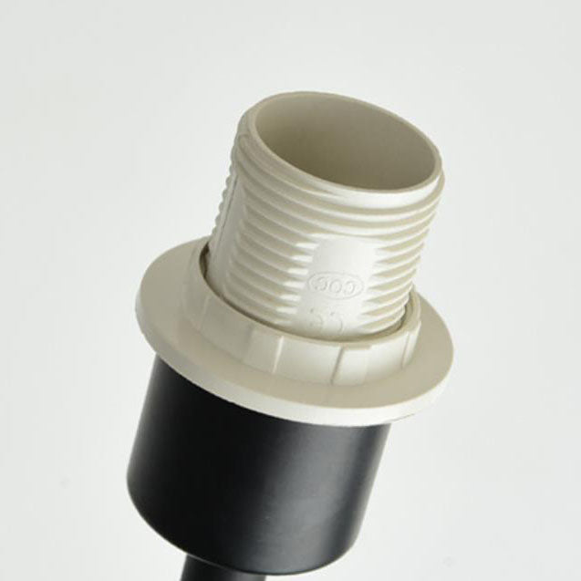 Einfache Stoffkegel-Schirm Wood Base 1-Lamp Table Lamp