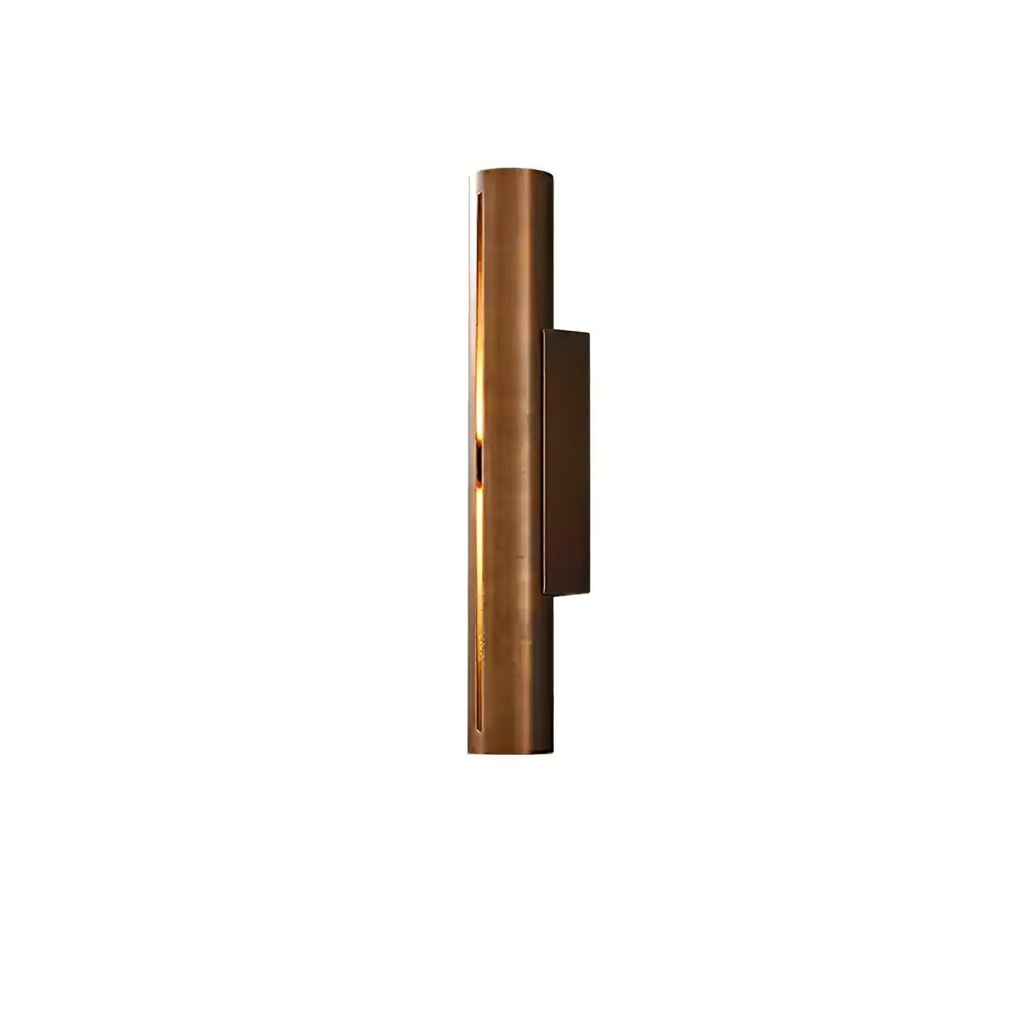 Aria Cylinder Wall Light LED Indoor Brass Fixture