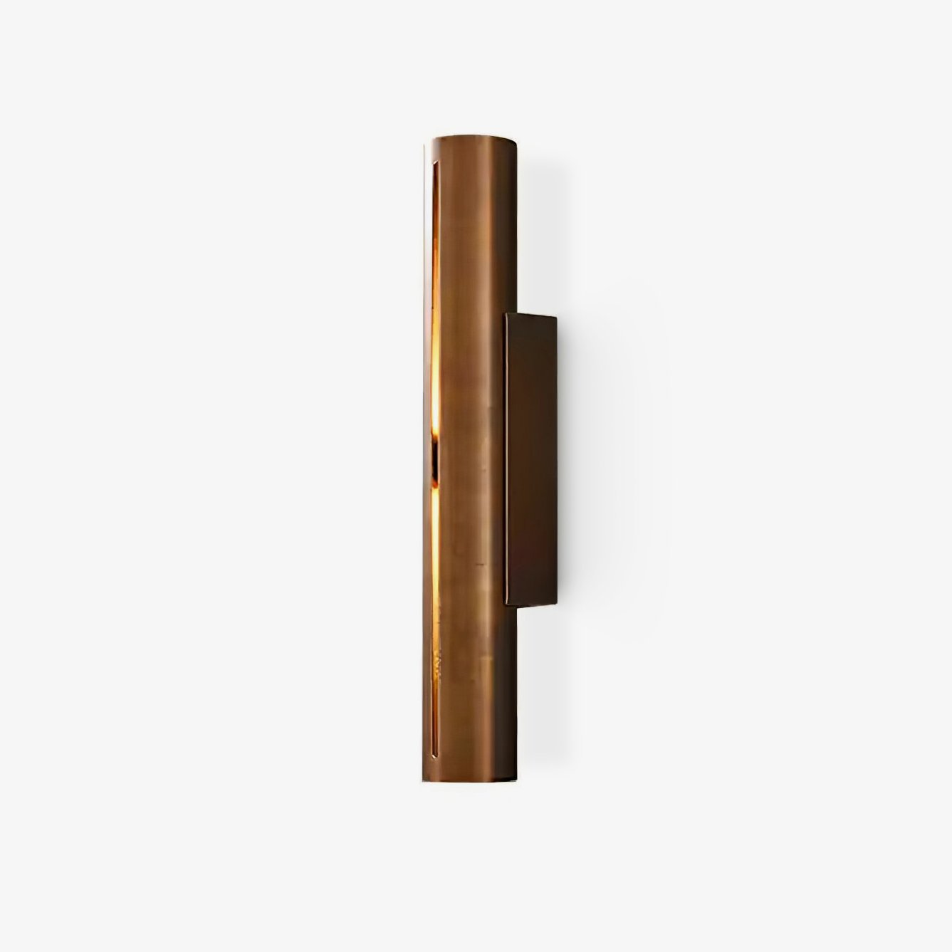 Aria Cylinder Wall Light LED Indoor Brass Fixture