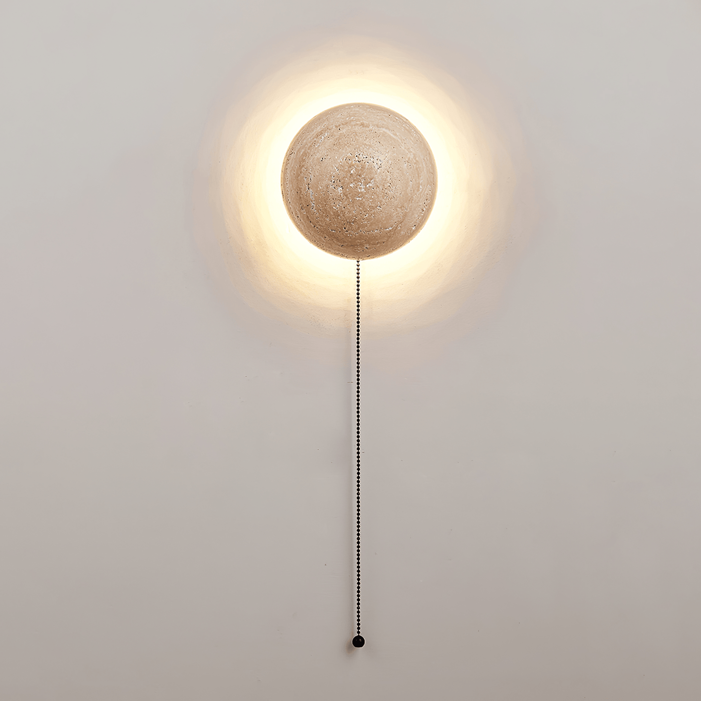 Luna Travertine Wall Light - Integrated LED Indoor Fixture