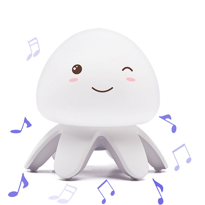 Kreative Silicone Jellyfish Music USB Rechargeable LED Night Light Lamp