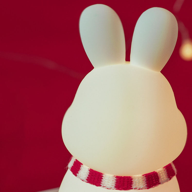 Kreative Cartoon Rabbit Silicone USB LED Night Light Lamp