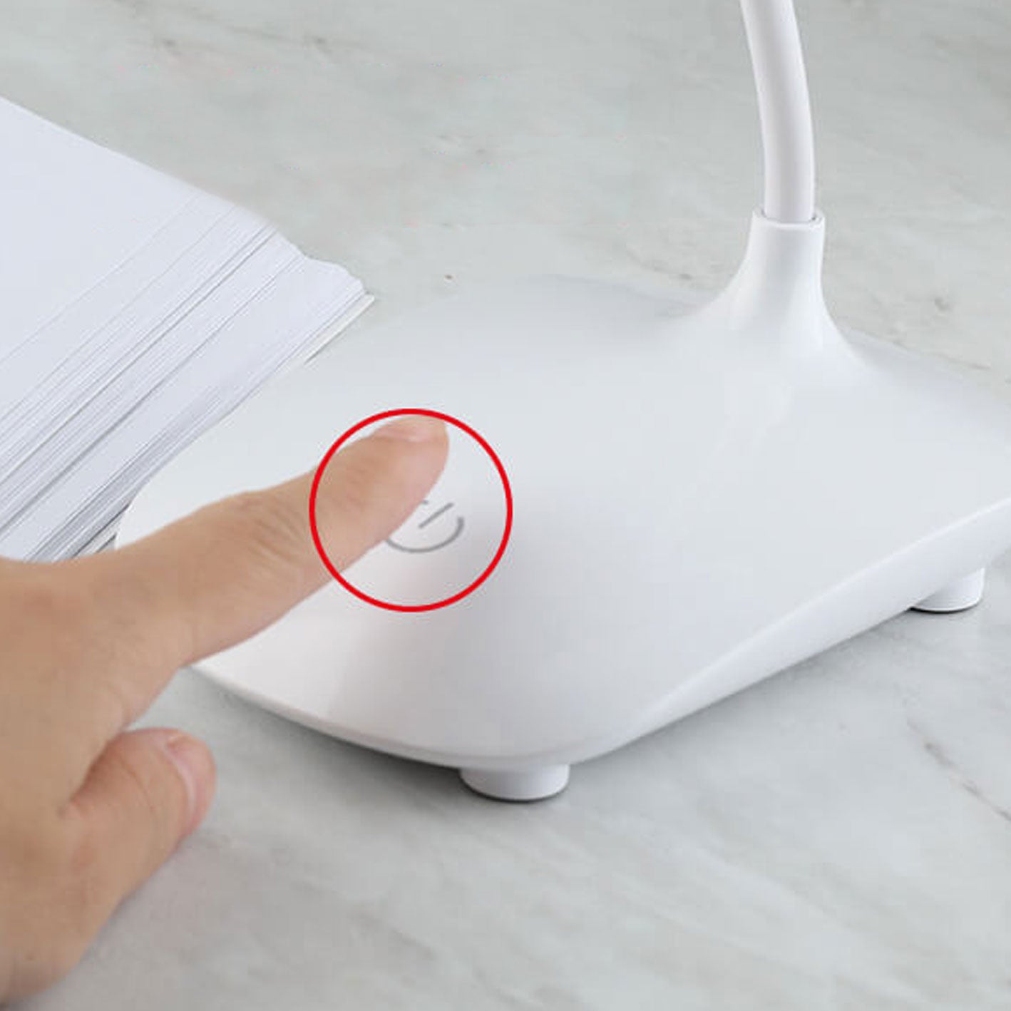 Creative Touch-Activated LED Desk Lamp, Foldable & Rotatable