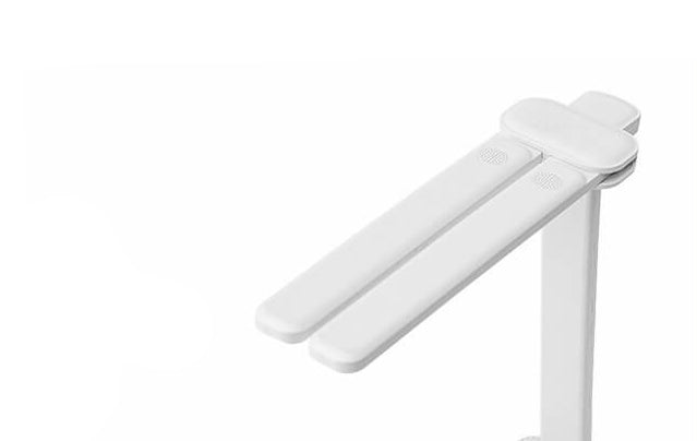 Adjustable LED Desk Lamp with Dual Heads and Multi-Angle Design