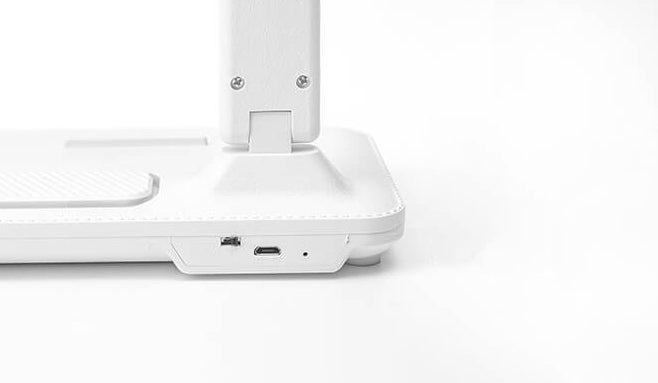 Adjustable LED Desk Lamp with Dual Heads and Multi-Angle Design