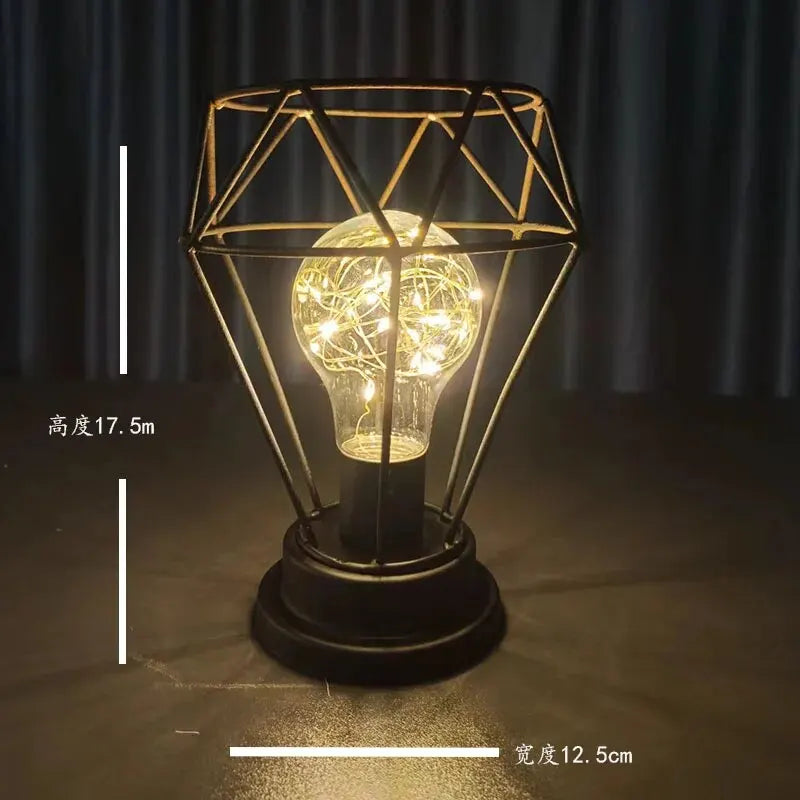 FestiveGlow - Dimmable LED Table Lamp with Star Design