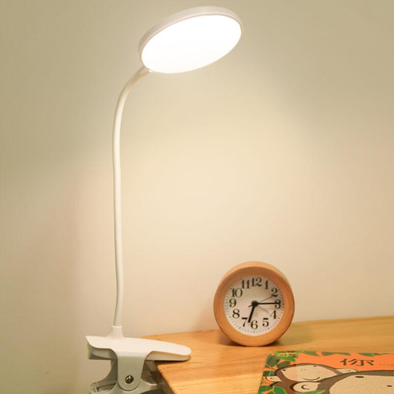 Rechargeable LED Clip Desk Lamp Eye Protection Night Light