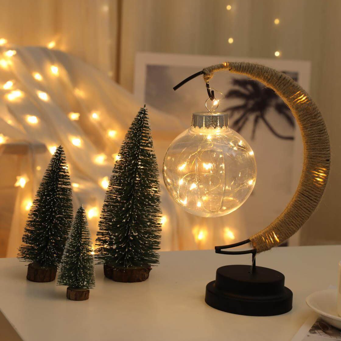 Wishing Ball Moon LED Night Light Decorative Table Lamp