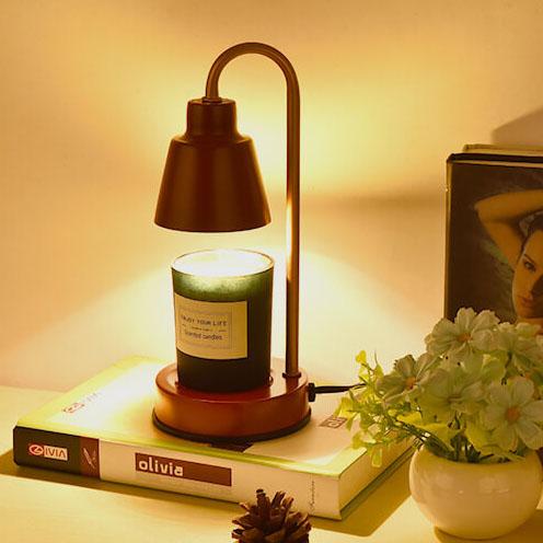 Kreative Aroma Candle 1-Light Metal Dome Table Lamp