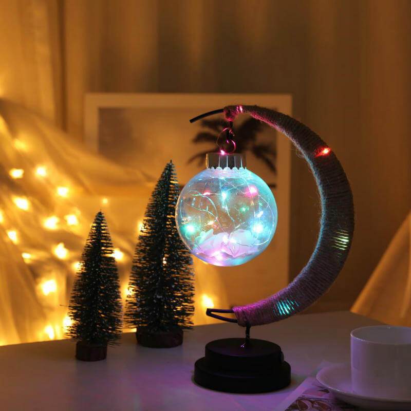 Wishing Ball Moon LED Night Light Decorative Table Lamp