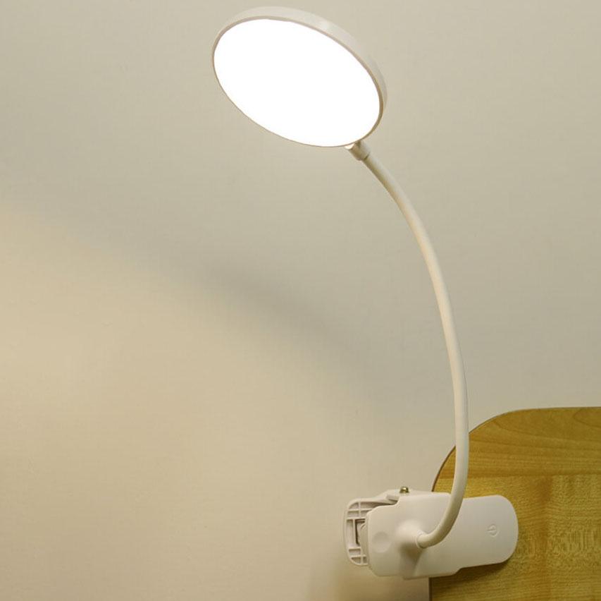Rechargeable LED Clip Desk Lamp Eye Protection Night Light