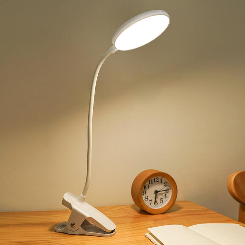 Rechargeable LED Clip Desk Lamp Eye Protection Night Light