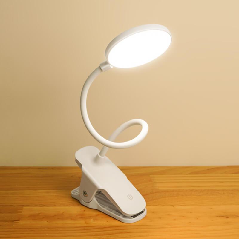 Rechargeable LED Clip Desk Lamp Eye Protection Night Light
