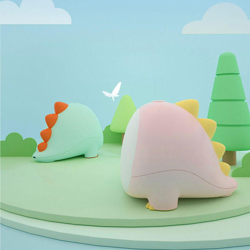 Kid-Friendly ABS Cartoon Dinosaur LED Night Light Table Lamp