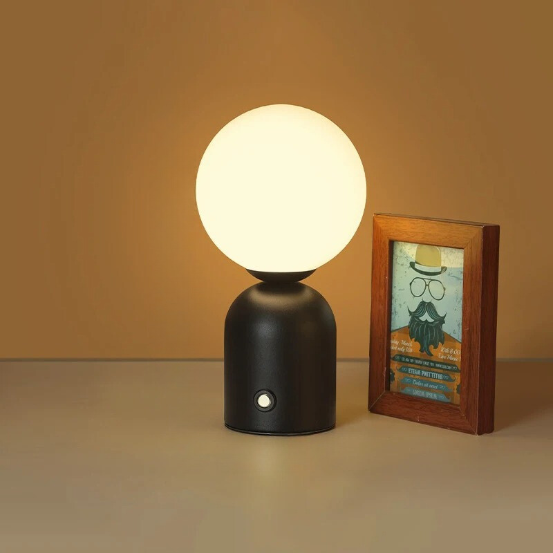 LED Rechargeable Table Lamp USB Type-C for Bedroom Living Room