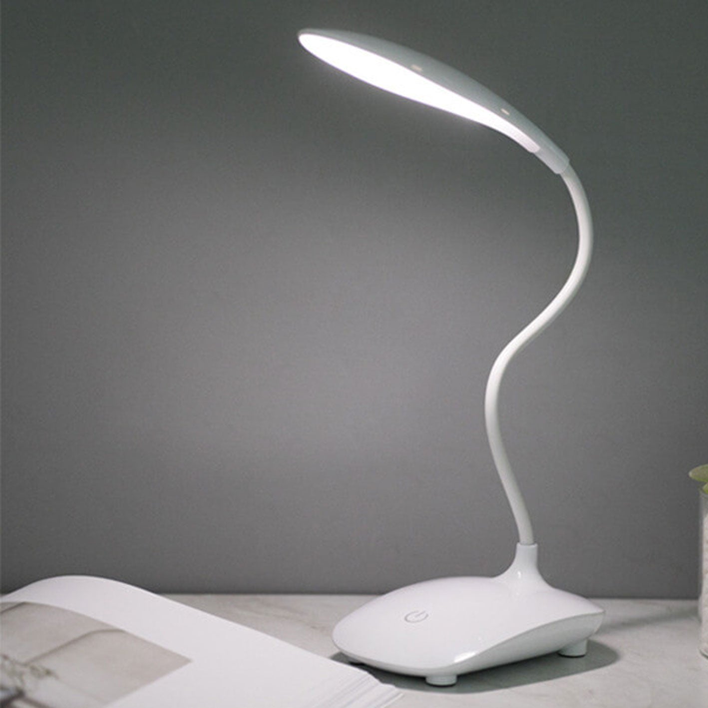 Creative Touch-Activated LED Desk Lamp, Foldable & Rotatable