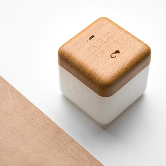 Modern Magic Cube Timer Night Light USB Rechargeable LED Lamp