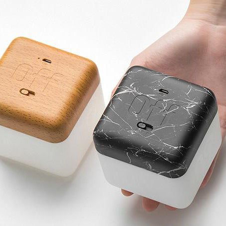 Modern Magic Cube Timer Night Light USB Rechargeable LED Lamp