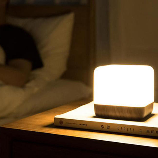 Modern Magic Cube Timer Night Light USB Rechargeable LED Lamp