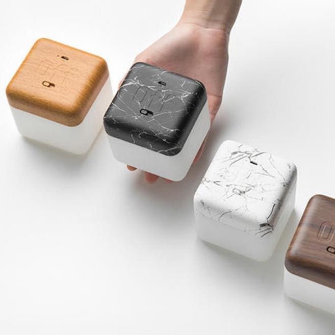 Modern Magic Cube Timer Night Light USB Rechargeable LED Lamp