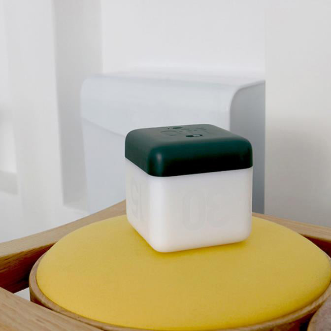 Modern Magic Cube Timer Night Light USB Rechargeable LED Lamp