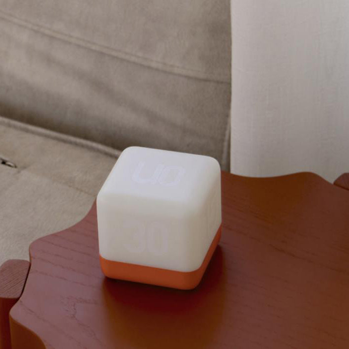 Modern Magic Cube Timer Night Light USB Rechargeable LED Lamp