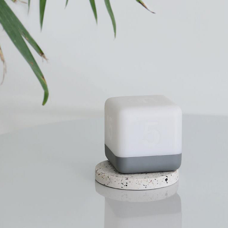 Modern Magic Cube Timer Night Light USB Rechargeable LED Lamp