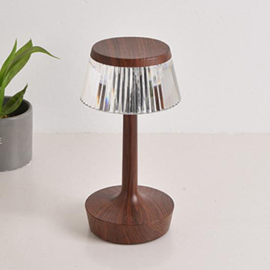 Kreative Kristall-Pilz LED Night Light Table Lamp