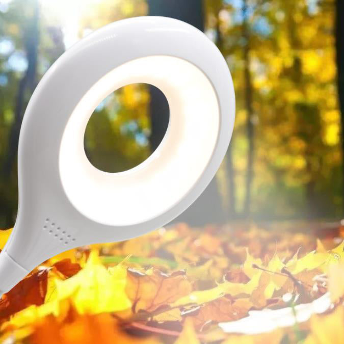 Kreative Einfachheit White LED Touch Rechargeable USB Desk Lamp