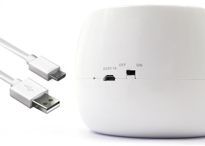 Kreative Einfachheit White LED Touch Rechargeable USB Desk Lamp