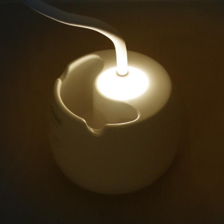 Kreative Einfachheit White LED Touch Rechargeable USB Desk Lamp