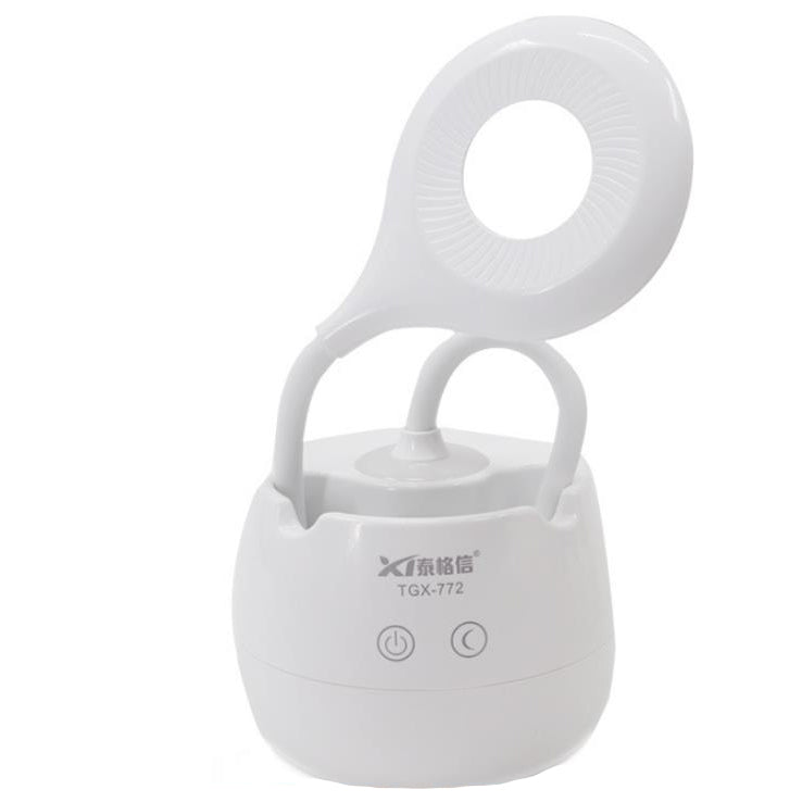 Kreative Einfachheit White LED Touch Rechargeable USB Desk Lamp